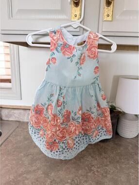 Penelope Mack Floral Baby Dress 12M